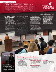 Creative Writing Club AnnualReport